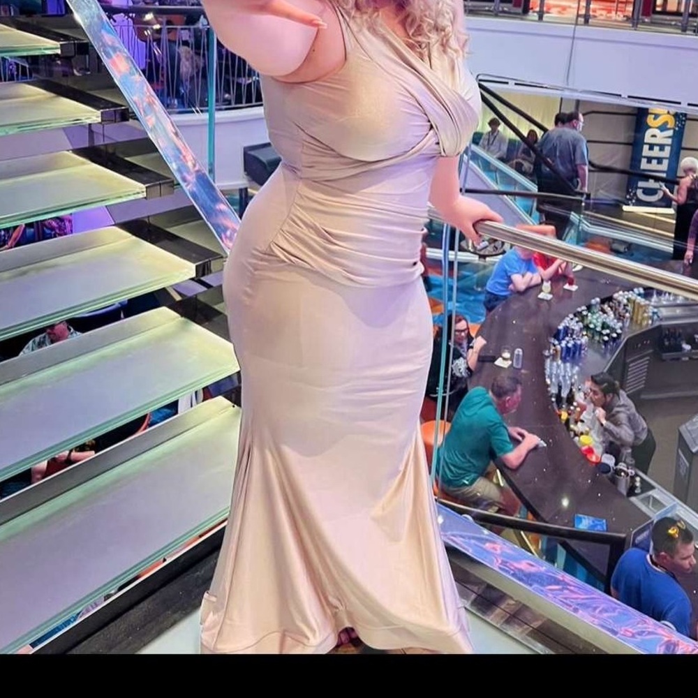 Rose Gold Prom Dress